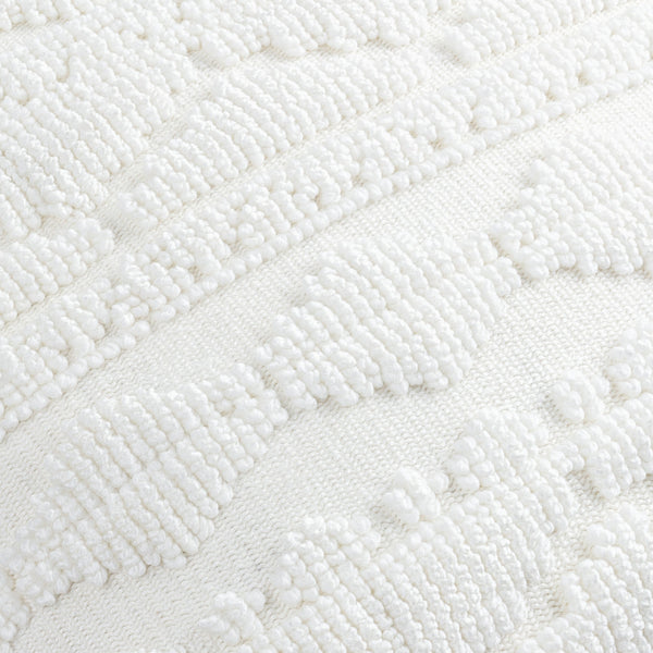 Surya Matthew 18" Modern Cotton-polyester Accent Pillow - Chic Minimalist Home Decor For Stylish Spaces White Polyester,Cotton Mtw001-2222