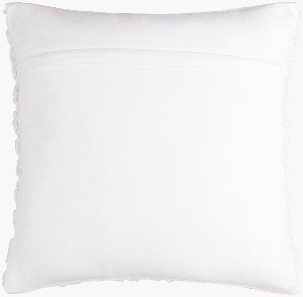 Surya Matthew 18" Modern Cotton-polyester Accent Pillow - Chic Minimalist Home Decor For Stylish Spaces White Polyester,Cotton Mtw002-2020d