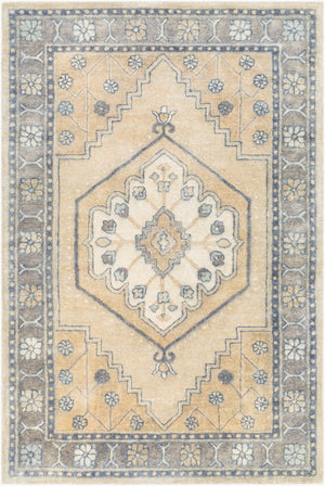 Surya Malatya 2' X 3' Handcrafted Viscose And Wool Rug - Timeless Elegance For Your Home Décor Needs! Tan Wool,Viscose Mty2300-23