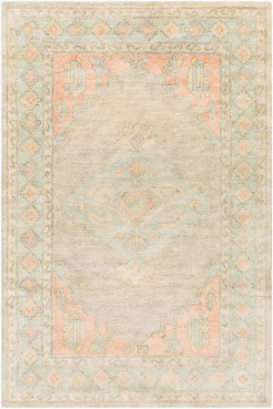 Surya Malatya 2' X 3' Handcrafted Viscose And Wool Rug - Timeless Elegance For Your Home Décor Needs! Dusty Sage Wool,Viscose Mty2301-23