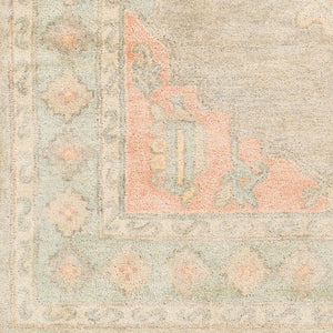 Surya Malatya 2' X 3' Handcrafted Viscose And Wool Rug - Timeless Elegance For Your Home Décor Needs! Dusty Sage Wool,Viscose Mty2301-23