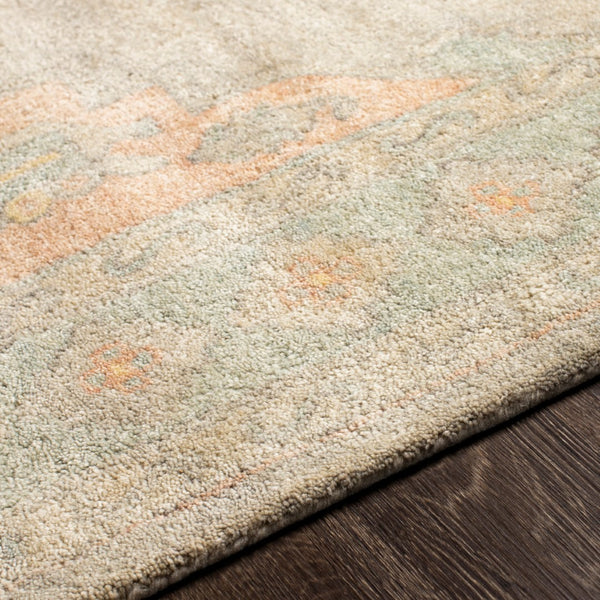 Surya Malatya 2' X 3' Handcrafted Viscose And Wool Rug - Timeless Elegance For Your Home Décor Needs! Dusty Sage Wool,Viscose Mty2301-23