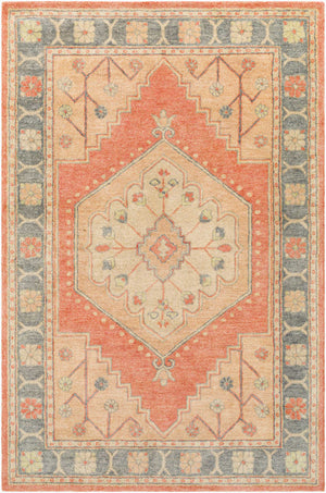 Surya Malatya 2' X 3' Handcrafted Viscose And Wool Rug - Timeless Elegance For Your Home Décor Needs! Rose Wool,Viscose Mty2303-23