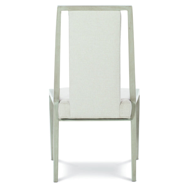 Bernhardt Bernhardt Curved Axiom Side Chair — Linear Gray Frame, Neutral Upholstery, Ergonomic Transitional Design 381565