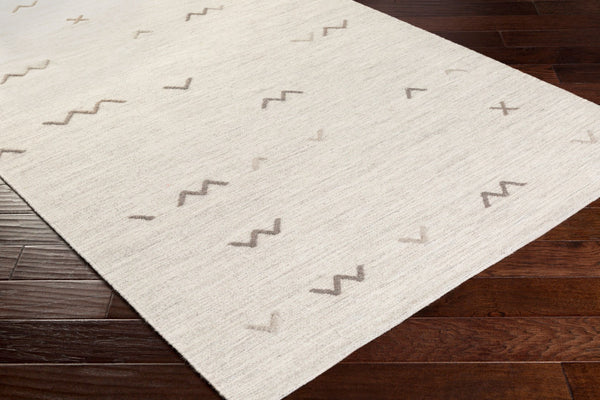 Livabliss Montezuma Handwoven Wool Area Rug with Artisan High-low Texture for Entryway Accent Light Gray, Lig 3'3" x 5'3" MTZ2004-3353