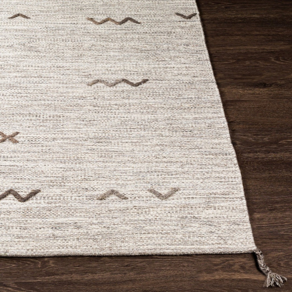 Livabliss Montezuma Handwoven Wool Area Rug with Artisan High-low Texture for Entryway Accent Light Gray, Lig 3'3" x 5'3" MTZ2004-3353