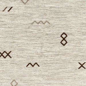 Livabliss Montezuma Hand-woven Wool Area Rug Global Pattern Artisan Texture for Entryways Light Gray, Lig 2'6" x 8' MTZ2005-268