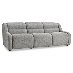 Bernhardt Bernhardt Gio Channeled Fabric Power Reclining Sofa with Hidden Controls Modern Living B167RO