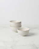 Lenox French Perle Groove All-Purpose Bowls, Set of 4 White, WHITE STONEWARE 895719