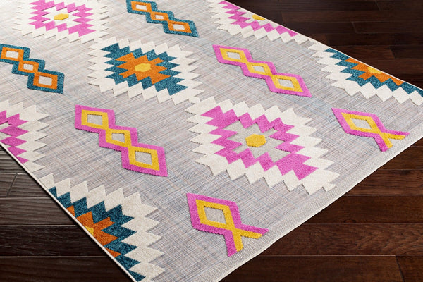 Livabliss Murcia Southwestern Geometric Polypropylene Area Rug for Living Room or Outdoor Patio MUC2302-537