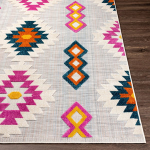 Livabliss Murcia Southwestern Geometric Polypropylene Area Rug for Living Room or Outdoor Patio MUC2302-537