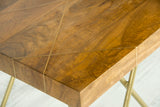 English Elm Steve Silver - Walter - Brass Inlay Sofa Table - Brown