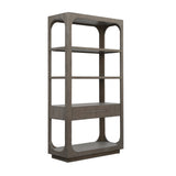 Scott Living Home Griffith Etagere Gray with Light Wood Finish P367DJ305 Pulaski Furniture