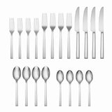 Lenox Oneida Chef's Table 20 Piece Everyday Flatware Set, Service for 4 Metallic, STAINLESS METAL H016020A