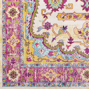 Livabliss Mumbai Traditional Medallion Polypropylene Area Rug for Living Room or Dining Space MUM2318-93123