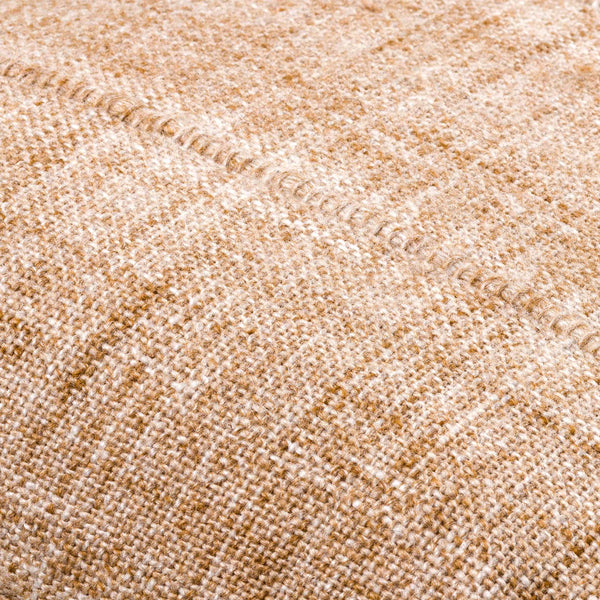 Surya Mudcloth Eco-friendly 18"X18" Outdoor Safe Accent Pillow - Stylish Bohemian Home Decor Piece Beige Recycled Pet Yarn,Recycled Pet Yarn Muo004-2020