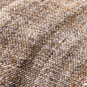 Surya Mudcloth Eco-friendly 18"X18" Outdoor Safe Accent Pillow - Stylish Bohemian Home Decor Piece Taupe Recycled Pet Yarn,Recycled Pet Yarn Muo005-2222d