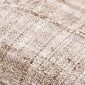 Surya Mudcloth Eco-friendly 18"X18" Outdoor Safe Accent Pillow - Stylish Bohemian Home Decor Piece Beige Recycled Pet Yarn,Recycled Pet Yarn Muo006-2020d