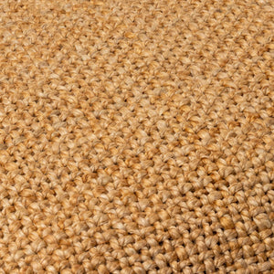 Surya Meerut Accent Pillow - 18"X18" Luxurious Jute Design, Soft Texture, Easy Care For Modern Elegance Beige Jute,Jute Mut001-1818