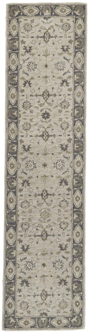 Feizy Rugs Eaton Hand-tufted Wool Oriental Rug - Timeless Persian Design For Elegant Home Décor And Style Gray,Ivory,Taupe Wool 6548399fgry000i10