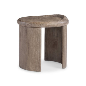 Bernhardt Bernhardt Sculptural Bryant Side Table In Aurum Cast Resin Wood-Grain Finish — Artful, Durable Accent 532122