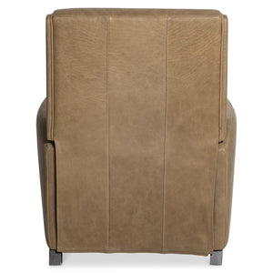 Bernhardt Bernhardt Bastille Push Back Leather Recliner Tailored Welt Trim Transitional Lounge 103RLMO