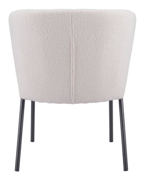 Aimee Dining Chair - Set of 2 Cream 109677 Zuo Modern