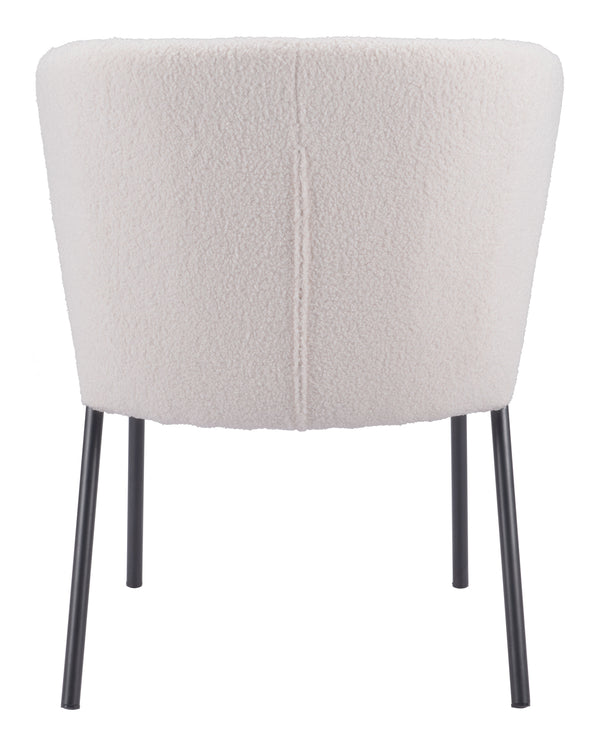 Aimee Dining Chair - Set of 2 Cream 109677 Zuo Modern