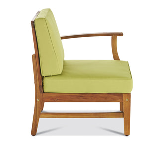 English Elm Perla Armless Accent Chair Tailored Low Profile Upholstered Seat for Living Room 58941.00L-M-RGRN-59098.00