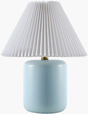 Livabliss Marivela Coastal Traditional Table Lamp with Layered Linen Felt Shade for Bedside Use MVLA-004