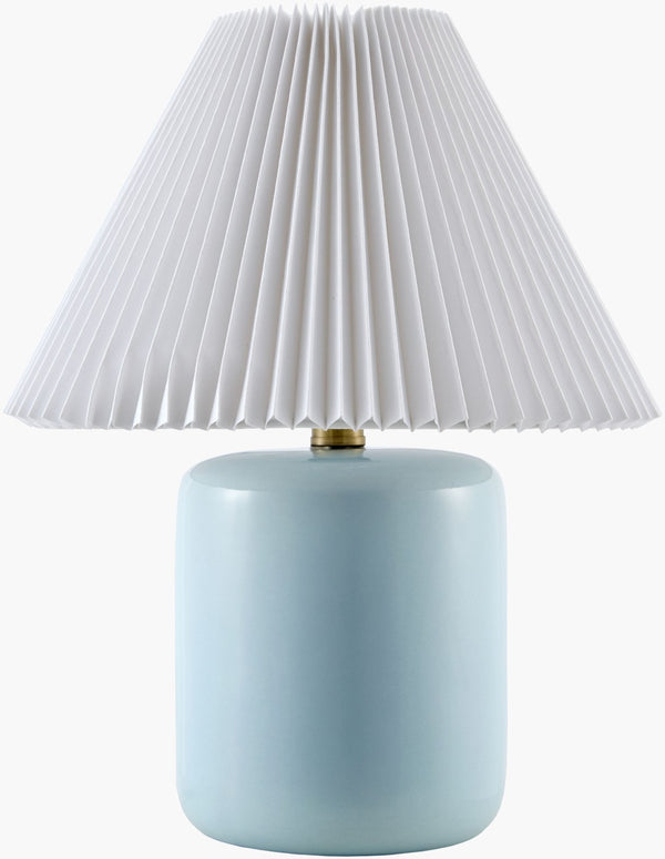 Livabliss Marivela Coastal Traditional Table Lamp with Layered Linen Felt Shade for Bedside Use MVLA-004