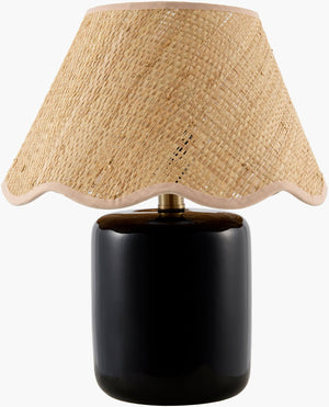 Livabliss Marivela Seagrass Woven Table Lamp Soft Diffused Glow for Coastal Bedroom Decor MVLA-005