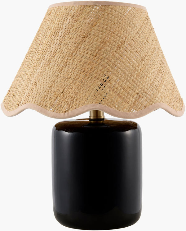 Livabliss Marivela Seagrass Woven Table Lamp Soft Diffused Glow for Coastal Bedroom Decor MVLA-005