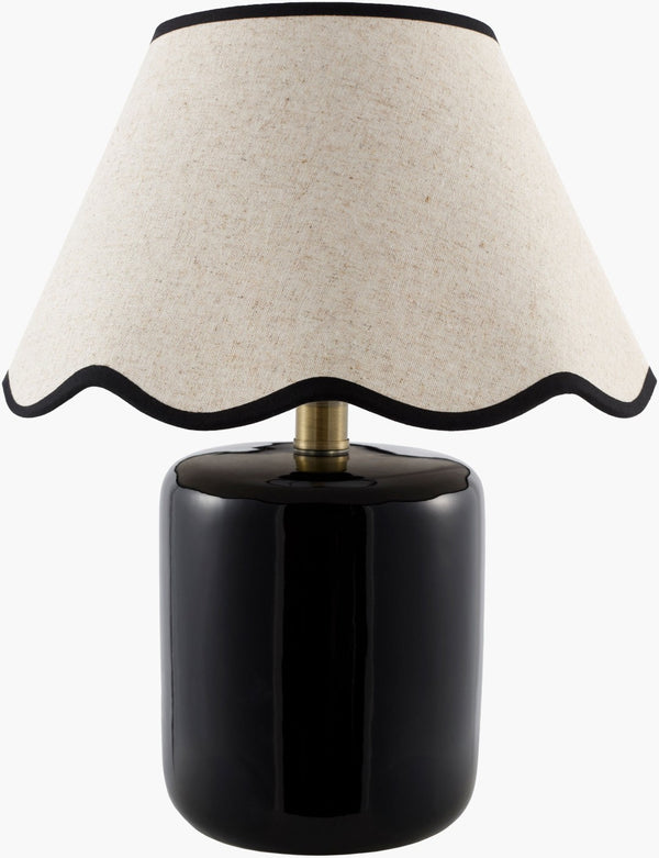 Livabliss Marivela Coastal Linen and Felt Shade Table Lamp Warm Diffused Glow for Any Room MVLA-007