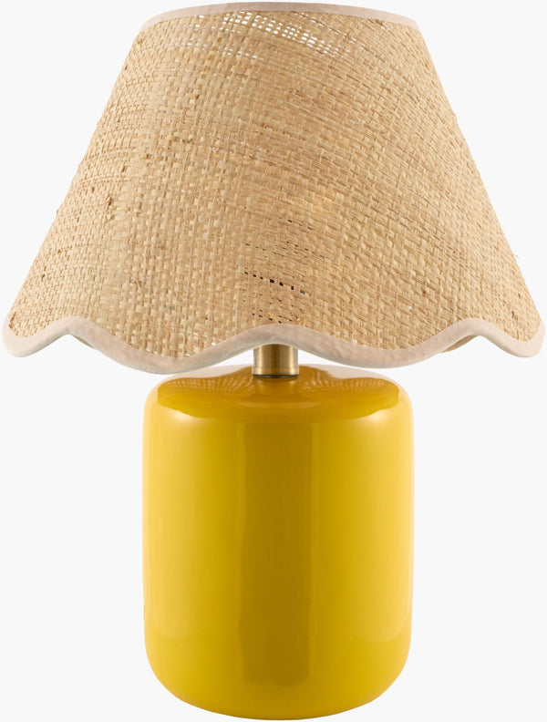 Livabliss Marivela Woven Seagrass Table Lamp with Soft Polyester Shade for Coastal Bedrooms MVLA-009