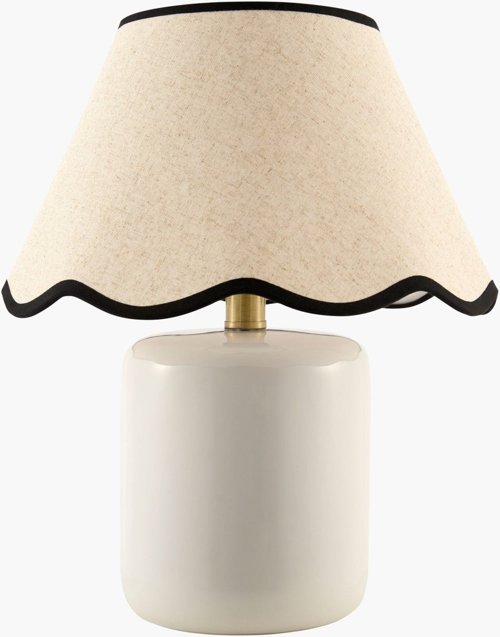 Livabliss Marivela Coastal Accent Table Lamp with Linen Blend Shade for Bedroom or Living Room MVLA-019