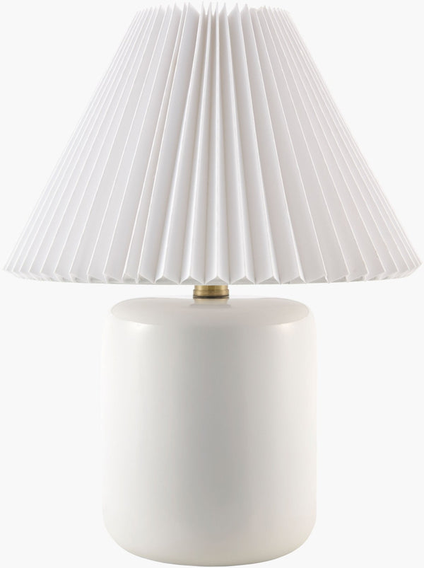 Livabliss Marivela Coastal Traditional Table Lamp with Felt Linen Shade for Warm Ambient Glow MVLA-020