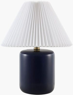 Livabliss Marivela Coastal Traditional Table Lamp with Layered Linen and Felt Textured Shade MVLA-024