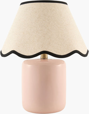 Livabliss Marivela Coastal Linen Shade Table Lamp Warm Diffused Glow for Bedroom or Living Room MVLA-027