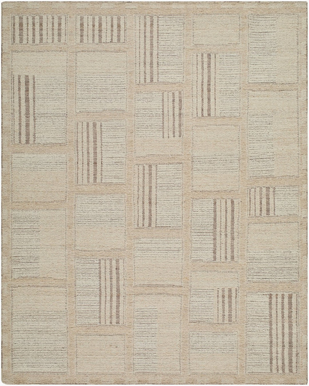 Surya Maverick Handwoven New Zealand Wool Area Rug Plush High Pile Minimalist Living Room 9' x 12' Rectangle MVR2302-912