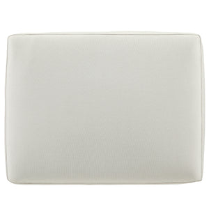 Homelegance By Top-Line Huntley Modern Ottoman White Solid Wood