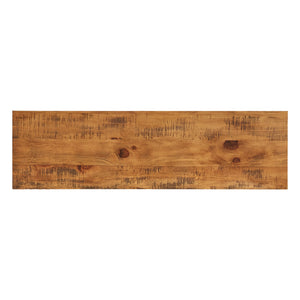 Homelegance By Top-Line Alastor Rustic X-Base 60-inch TV Stand Natural MDF