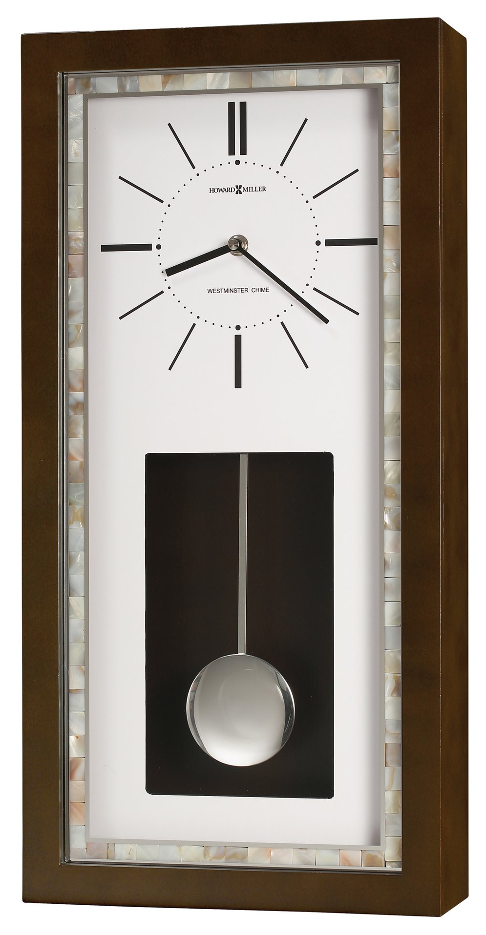 Hekman Furniture 625594 Holden Wall Clock - Elegant Espresso Finish, Westminster Chime, Perfect For Any Room Decor Espresso Holden Wall Clock 625594