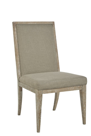 A.R.T. Furniture Tamarac Upholstered Side Chair - Transitional Dusky Brindle Design With Comfort & Style, Set Of 2 - Set Of 2 Beige, Beige Material, Parawood Solids,Oak Veneer,Foam,Fabric 267206-2352