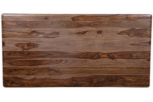 Porter Designs Porter Sonora Solid Sheesham Wood Dining Table - Handcrafted Elegance With Rich Color Variation Brown Wood 07-196-01-9740