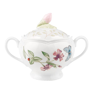 Lenox Butterfly Meadow Sugar Bowl Multi, WHITE PORCELAIN 6083984