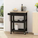 Christopher Knight Home® - Noble House - Dade Kitchen Cart with Wheels