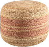 Mallows MWPF-002 14"H x 18"W x 18"D Pouf MWPF002-141818 Livabliss Surya