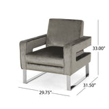 Christopher Knight Home® - Noble House - Kirkwood Modern Glam Velvet Club Chair