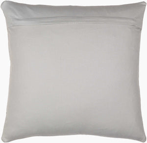 Surya Manawatu Rustic Lodge Style Accent Pillow – 20” X 20” Cotton & Leather, Earthy Comfort For Home Denim Leather,Cotton Mwt001-2020p